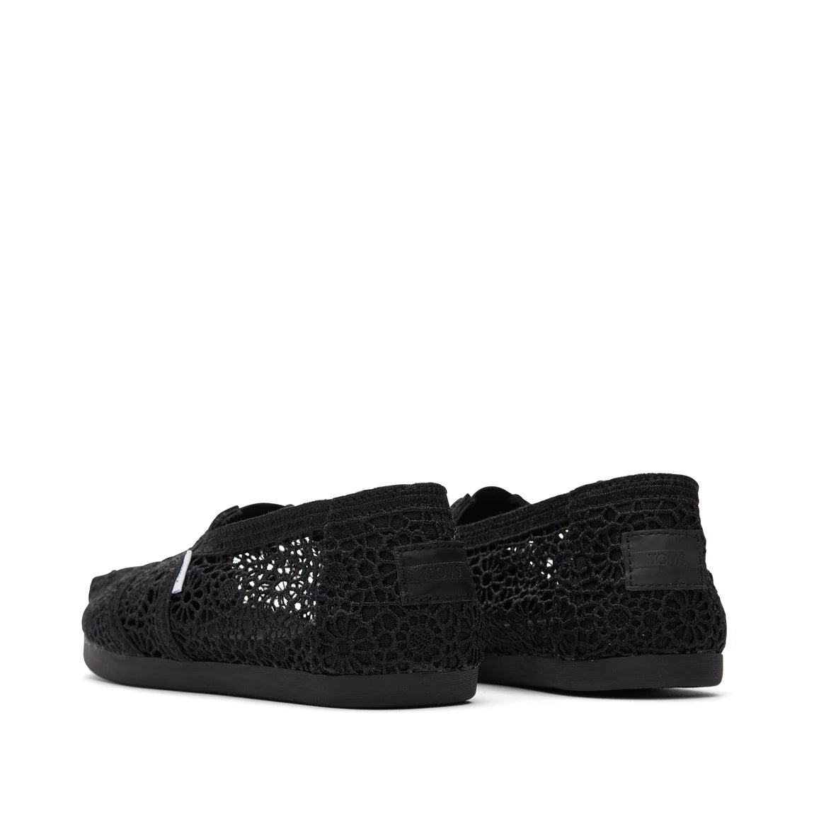 Women's Alpargata Moroccan Crochet Black