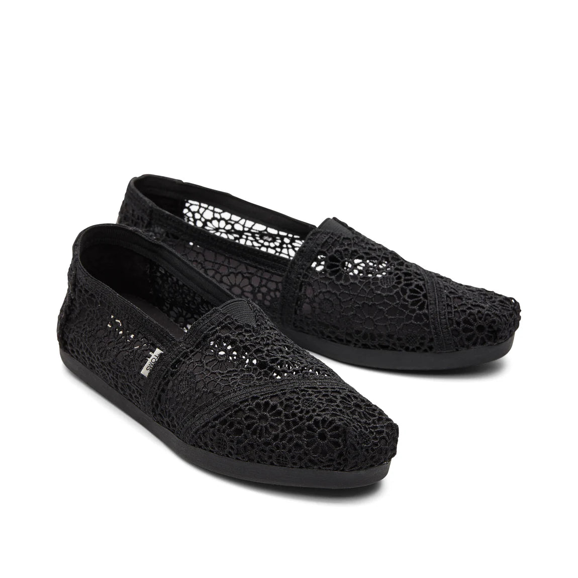 Women's Alpargata Moroccan Crochet Black