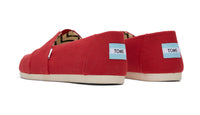 Men's Alpargata Recycled Cotton Canvas Red