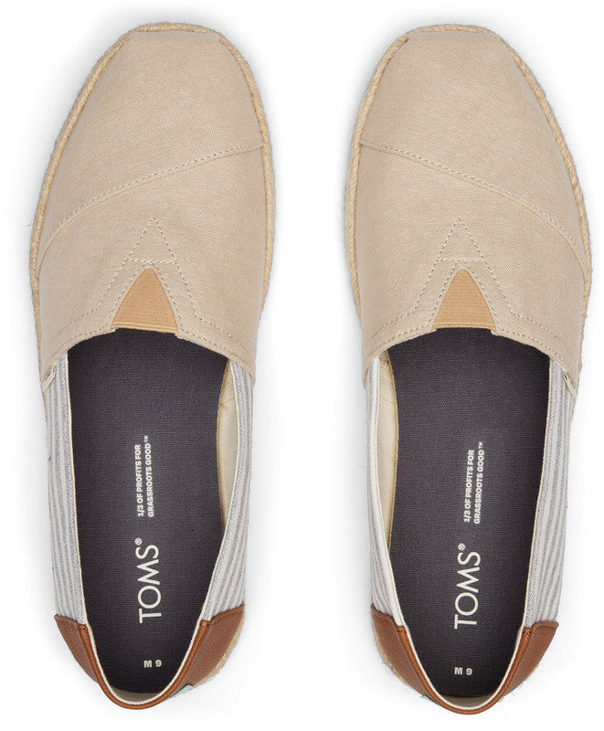 Men's Alpargata Rope Desert Tan Chambray Espadrilles