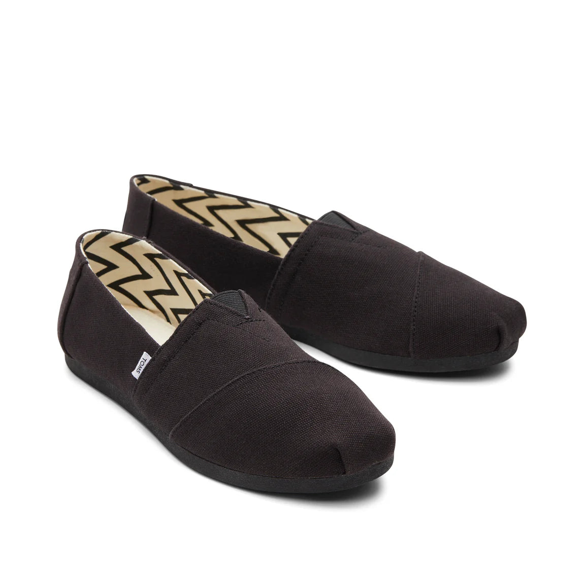 Men's Alpargata Recycled Cotton Canvas Black