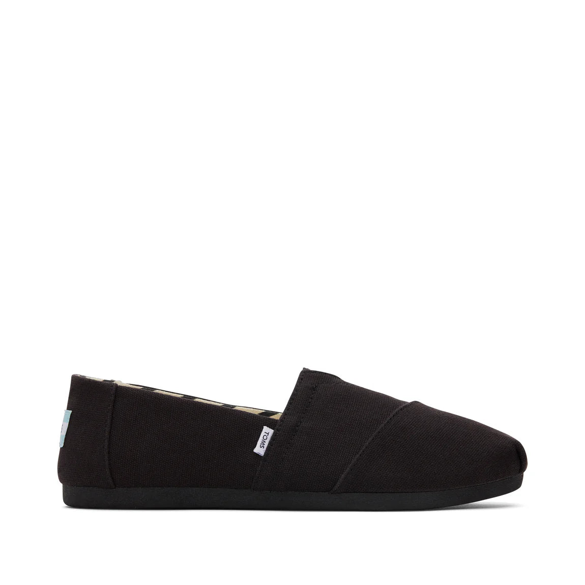 Men's Alpargata Recycled Cotton Canvas Black