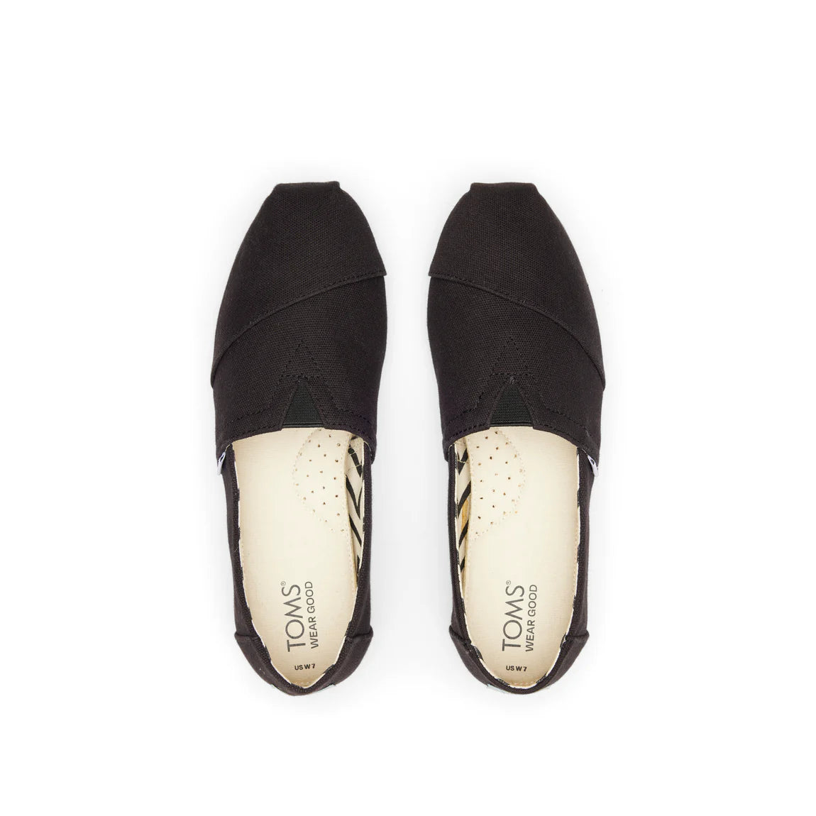 Men's Alpargata Recycled Cotton Canvas Black