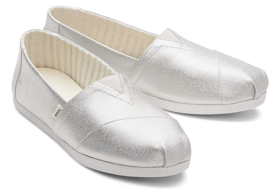 Women's Glimmer Espadrille Silver