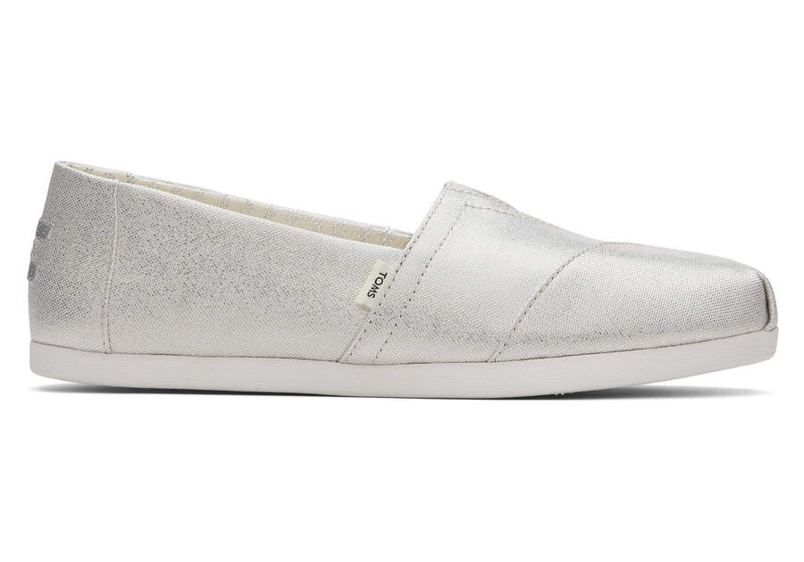 Women's Glimmer Espadrille Silver
