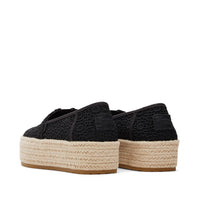 Women's Valencia Moroccan Crochet Black
