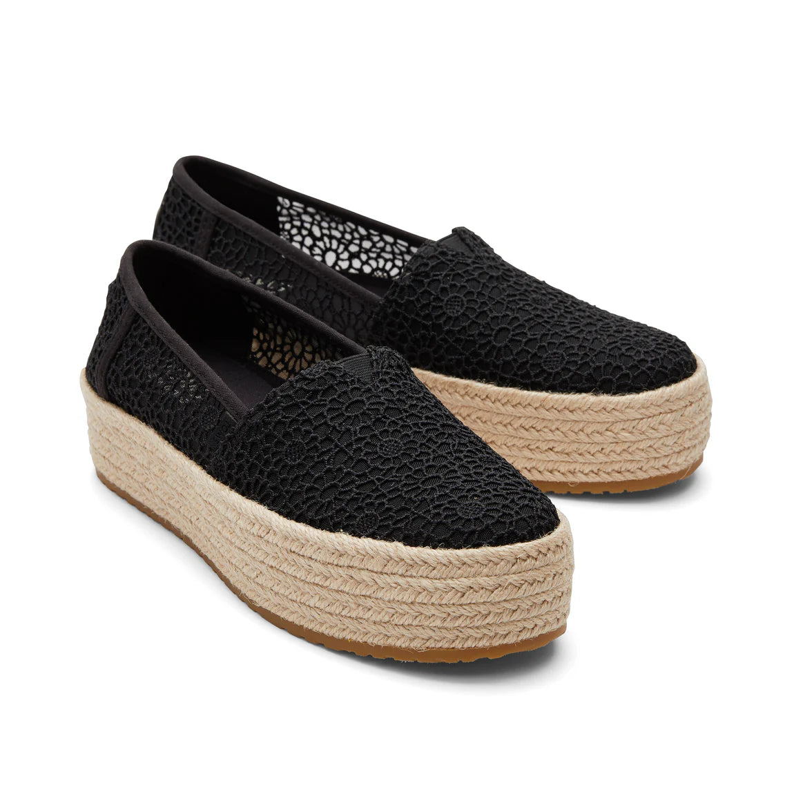 Women's Valencia Moroccan Crochet Black