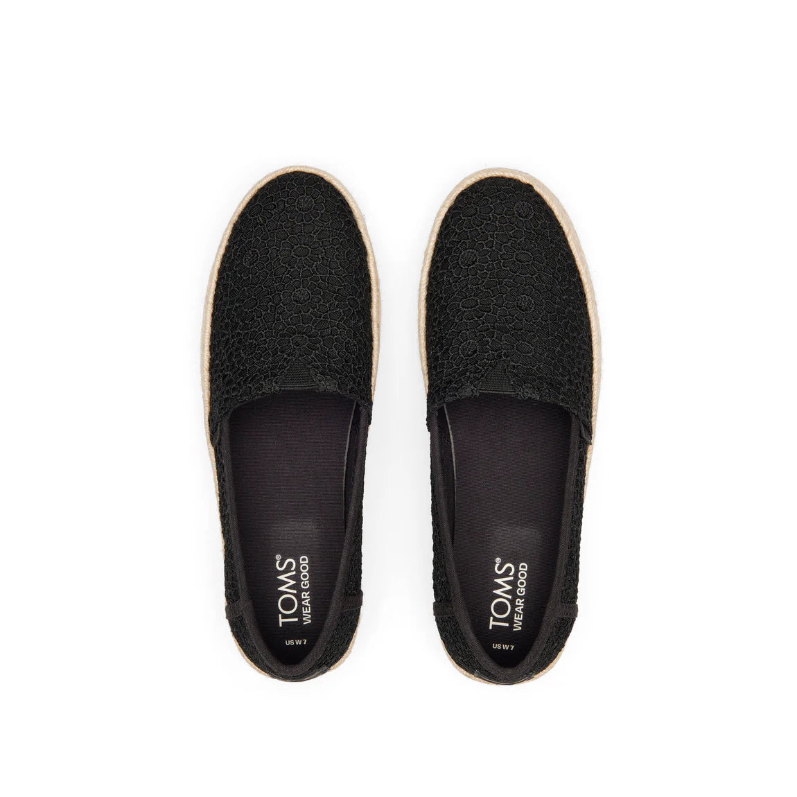 Women's Valencia Moroccan Crochet Black