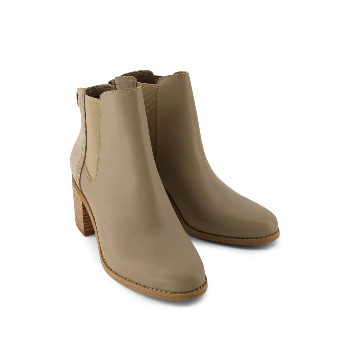 Women's Evelyn Chelsea Boots Dune Leather Suede