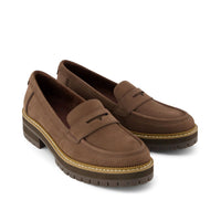 Women's Cara Loafer Dark Brown Leather