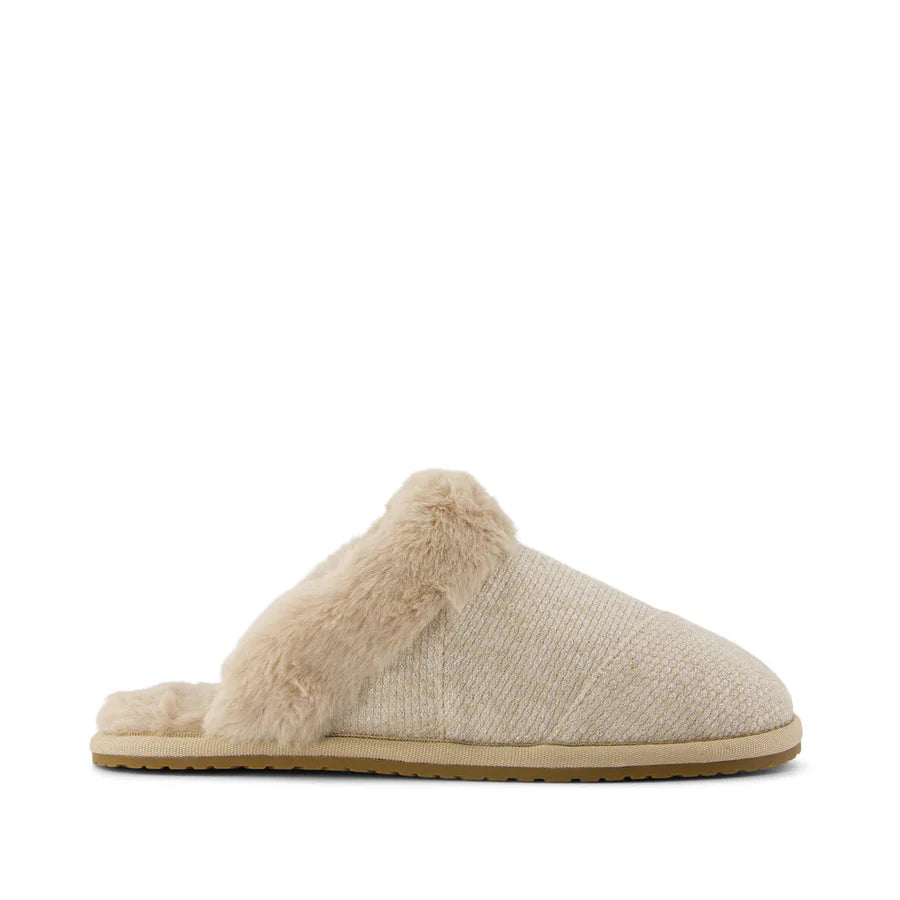 Women's Valerie Slipper Oatmeal Sparkle Knit