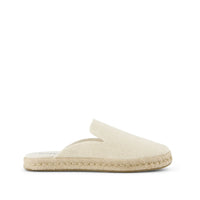 Women's Santiago Mule - Natural Undyed Metallic Linen Stripe