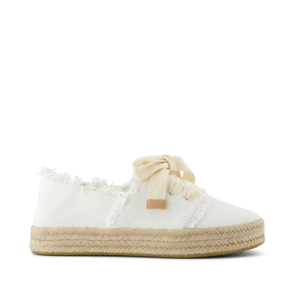 Women's Carolina Lace-Up Espadrille - White Beachside Woven