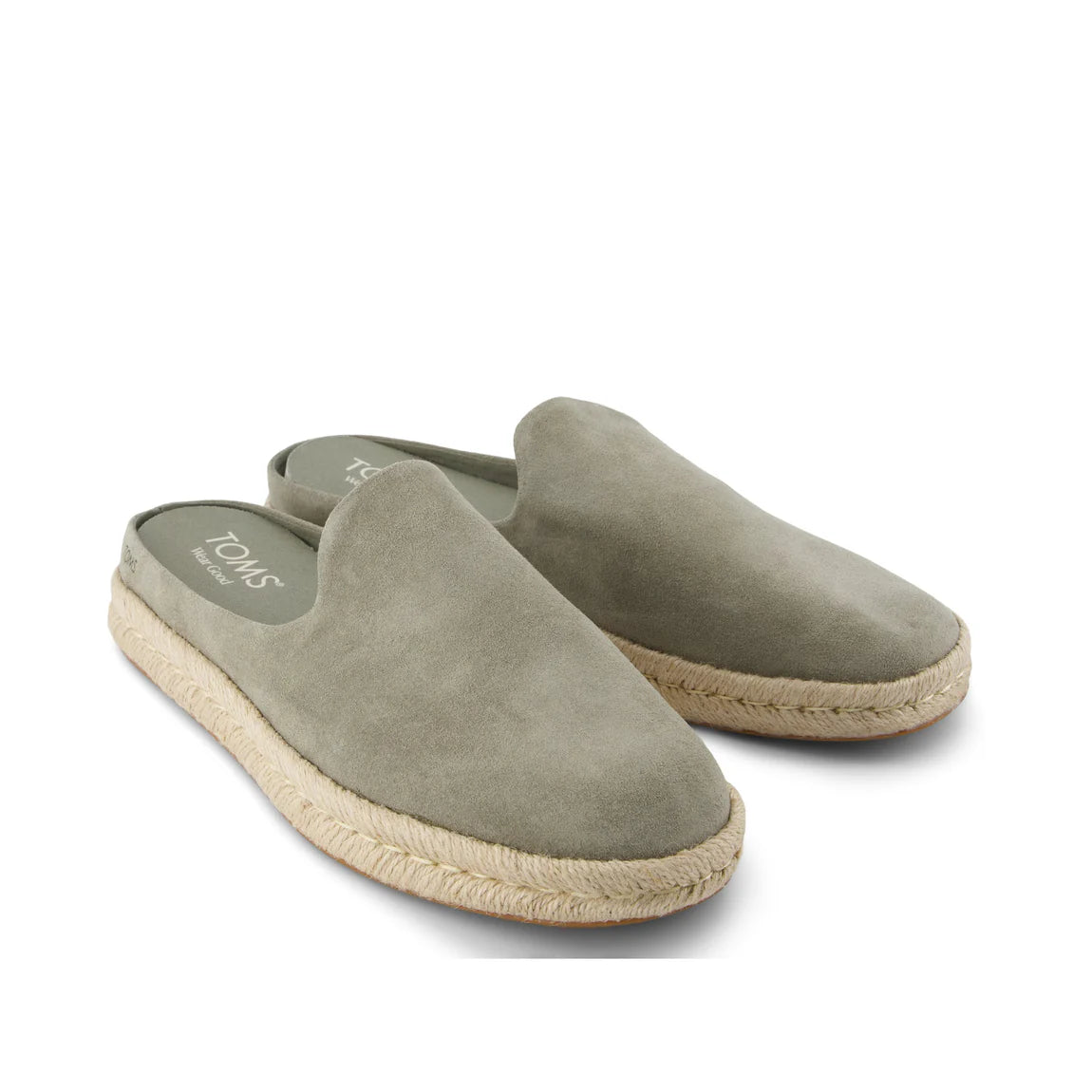 Men's Santiago Mule -  Vetiver Grey Suede