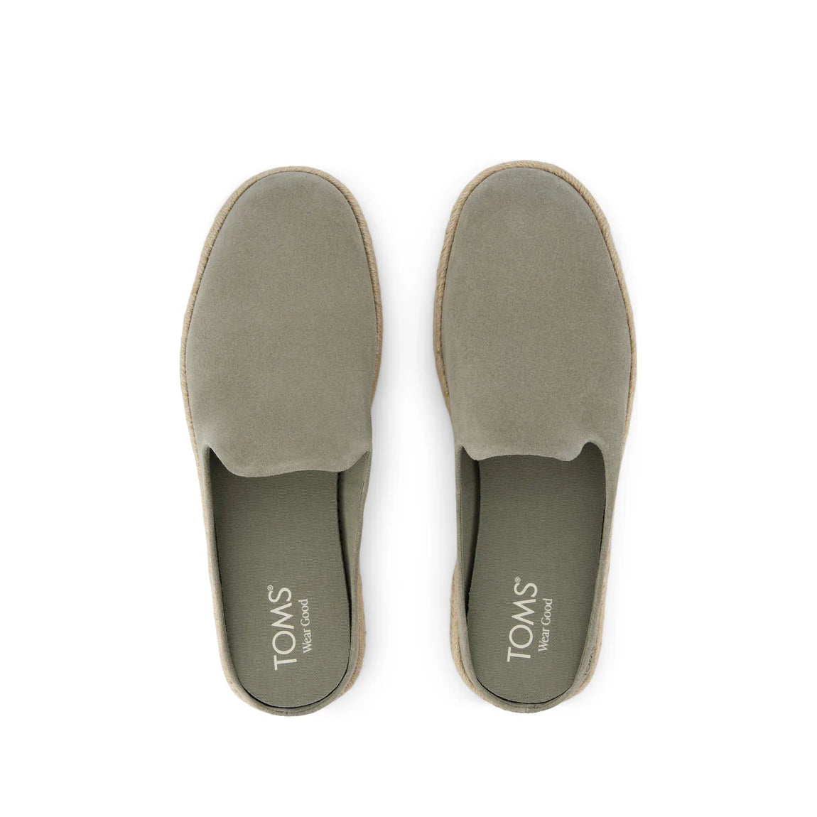 Men's Santiago Mule -  Vetiver Grey Suede