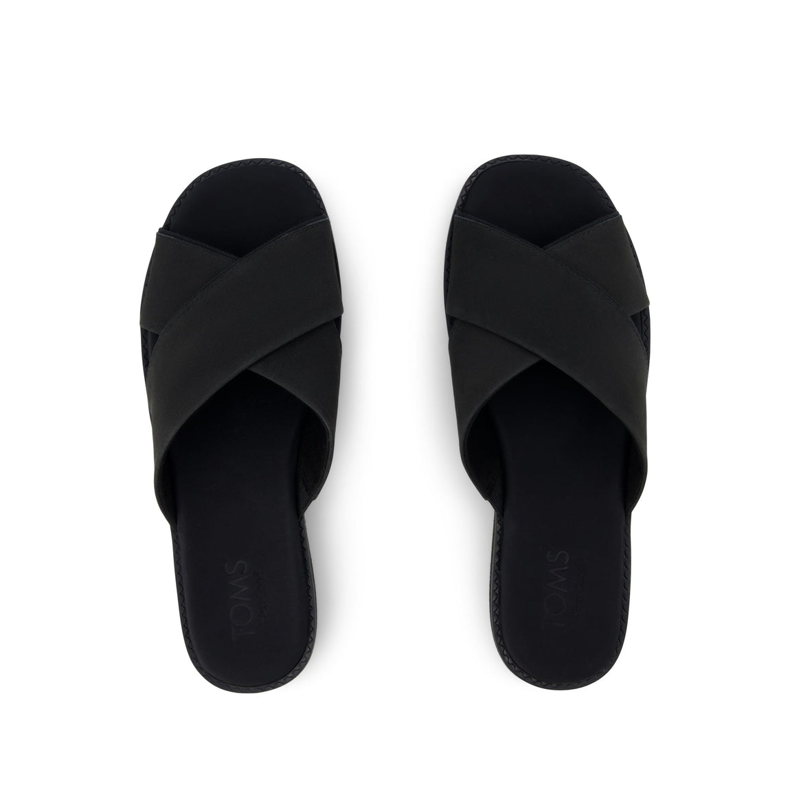 Women's Mae Crossover Sandal - Black Leather