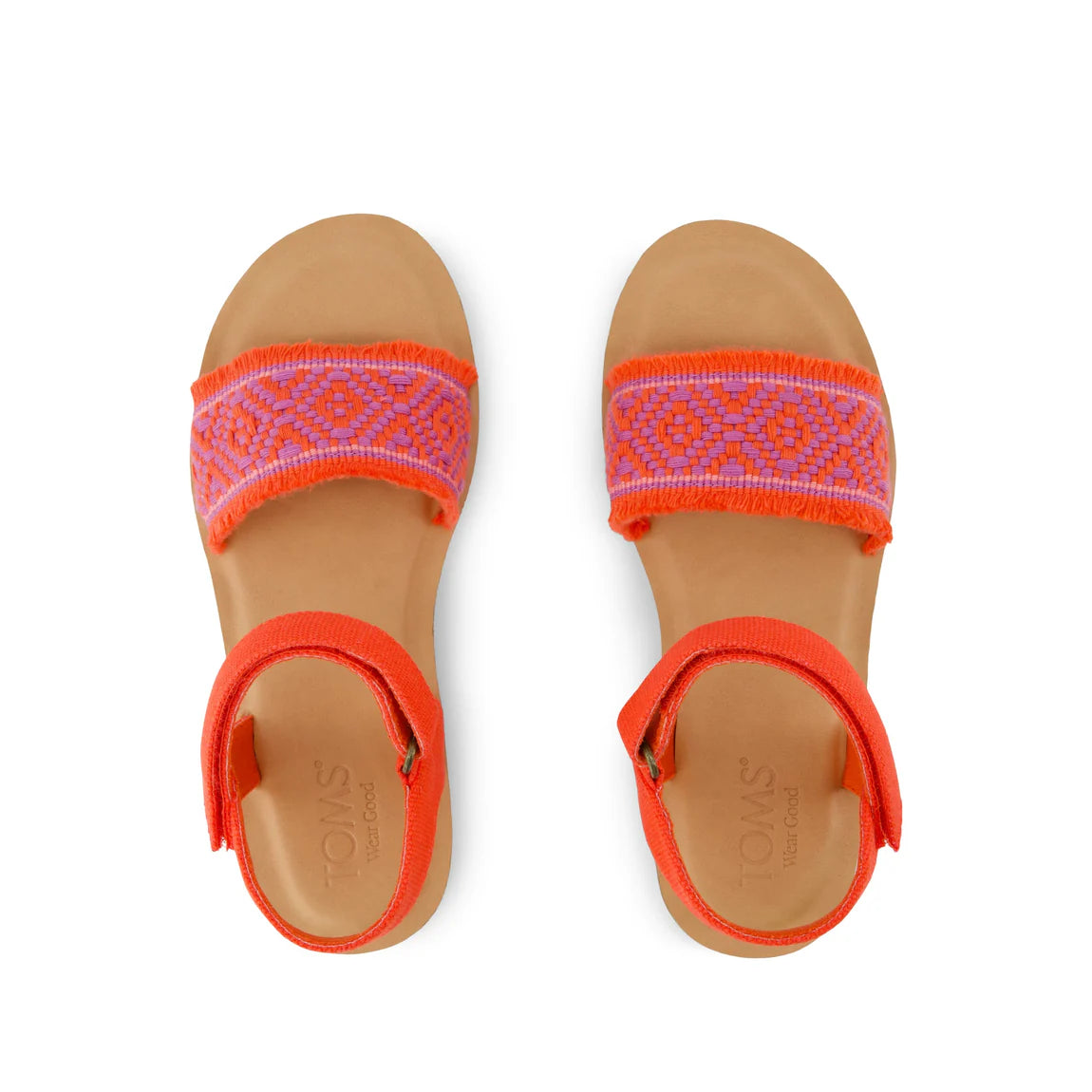 Toddler Remi Ankle Strap Sandal - Flame Diamond Global Strap