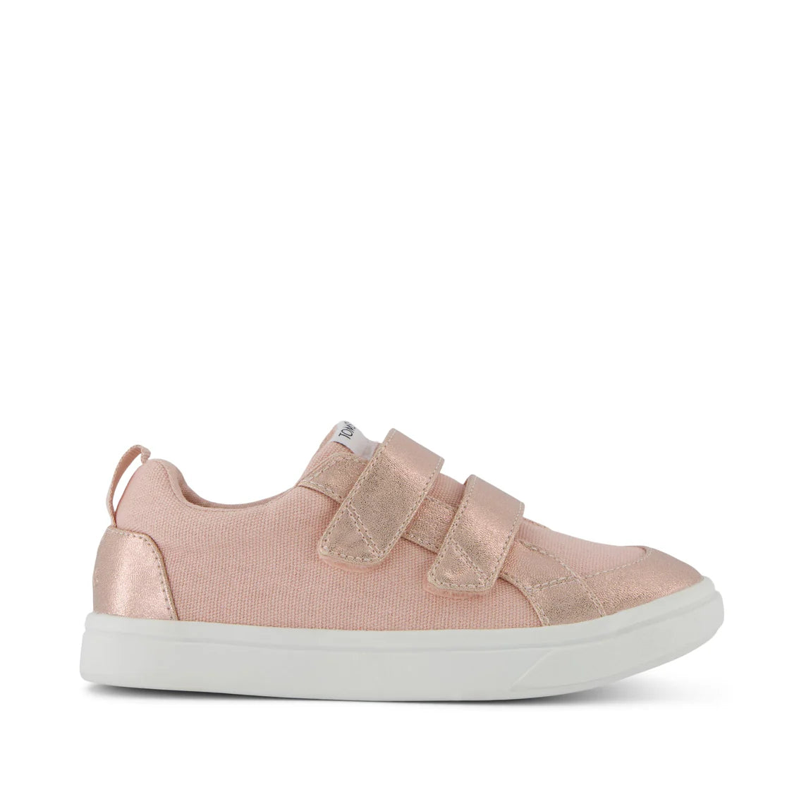 Tiny Cruz Double Strap Sneaker - Pale Rose Metallic