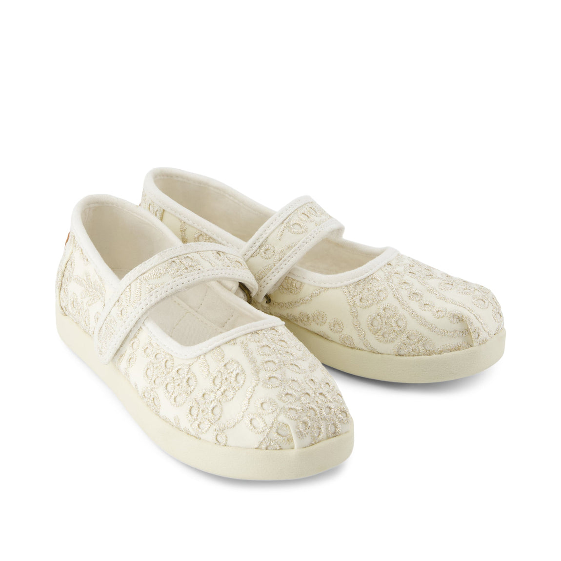 Tiny Nora Mary Jane Egret Botanical Eyelet