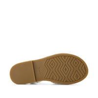 Tiny Remi Ankle Strap Sandal - Egret Botanical Eyelet