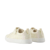 Youth Cruz Lace-Up Sneaker - Natural Iridescent Leopard
