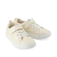 Youth Cruz Lace-Up Sneaker - Natural Iridescent Leopard