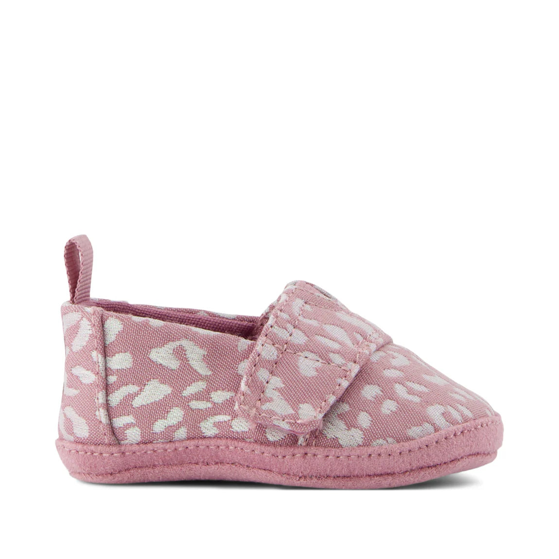 Alpargata Baby Crib Shoe Cosmic Pink Iridescent Leopard