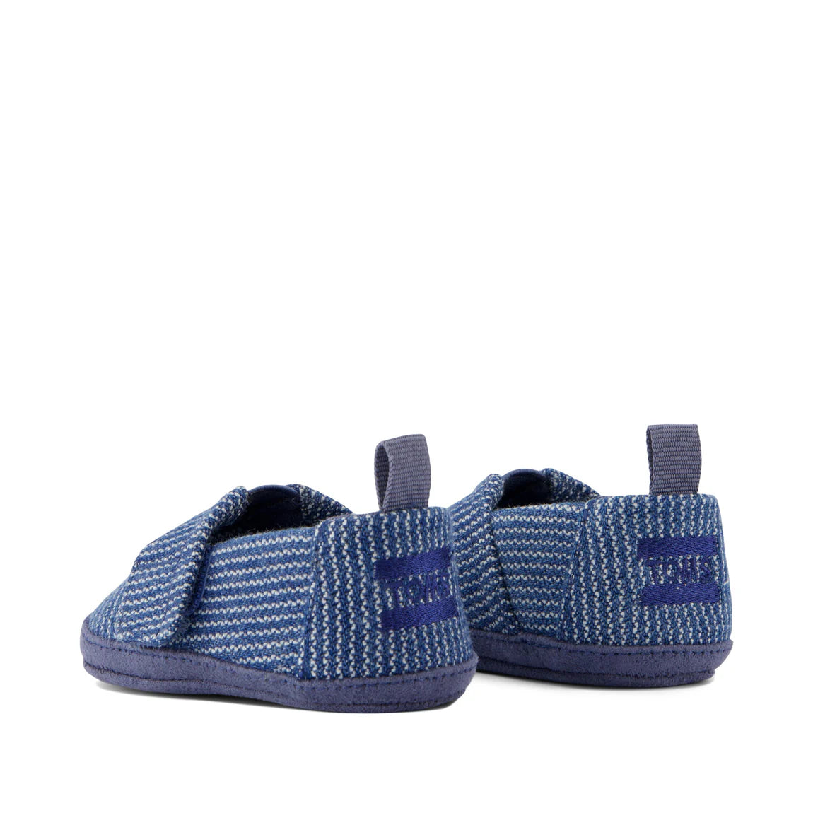 Alpargata Baby Crib Shoe Dark Sky Subtle Stripes