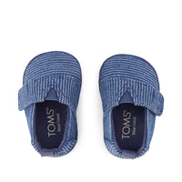 Alpargata Baby Crib Shoe Dark Sky Subtle Stripes