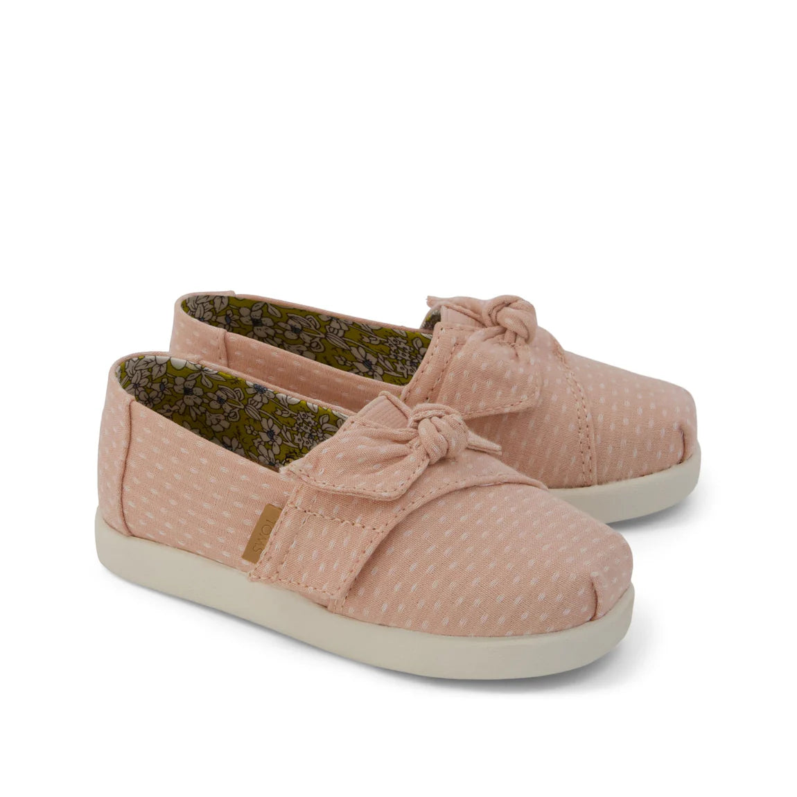 Toddler Alpargata | Bloom Pink Chambray Dot Bow