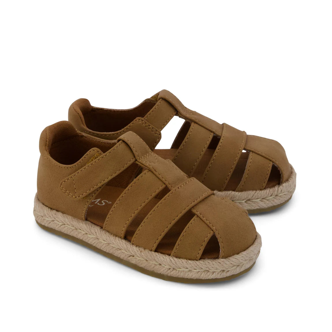 Toddler Ryan Sandal | Tan Brown Nubuck PU