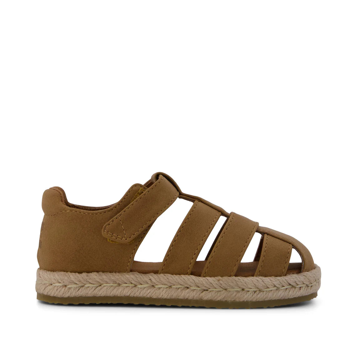 Toddler Ryan Sandal | Tan Brown Nubuck PU