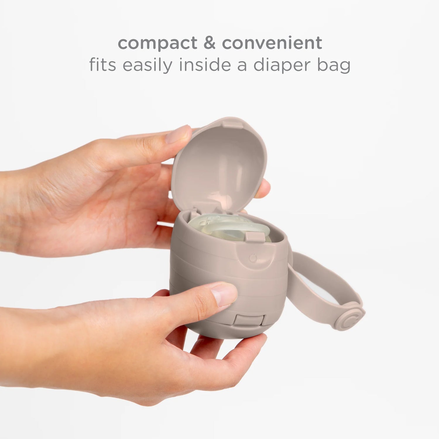 on-the-go pacifier holder