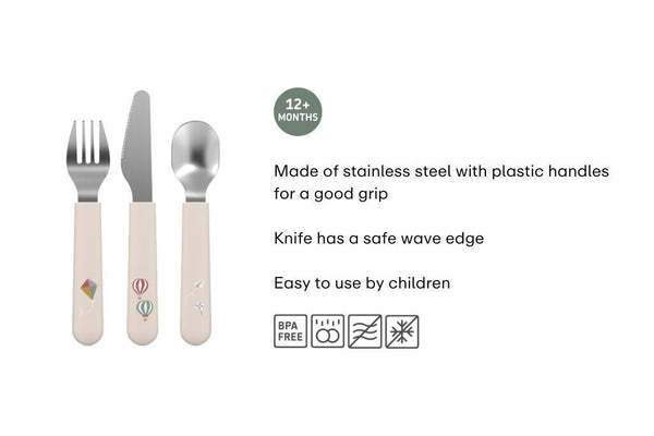 Children's Cutlery Set - Sunshine & Rainbow
