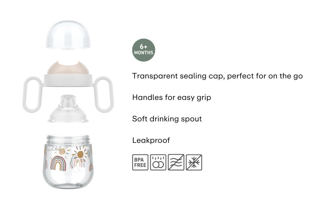 Non-Spill Sippy Cup - Sunshine & Rainbow