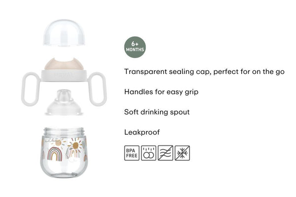 Non-Spill Sippy Cup - Sunshine & Rainbow