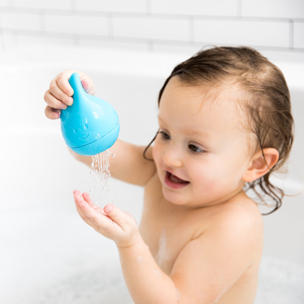 Cloud and Droplet Bath Toys | Light Blue