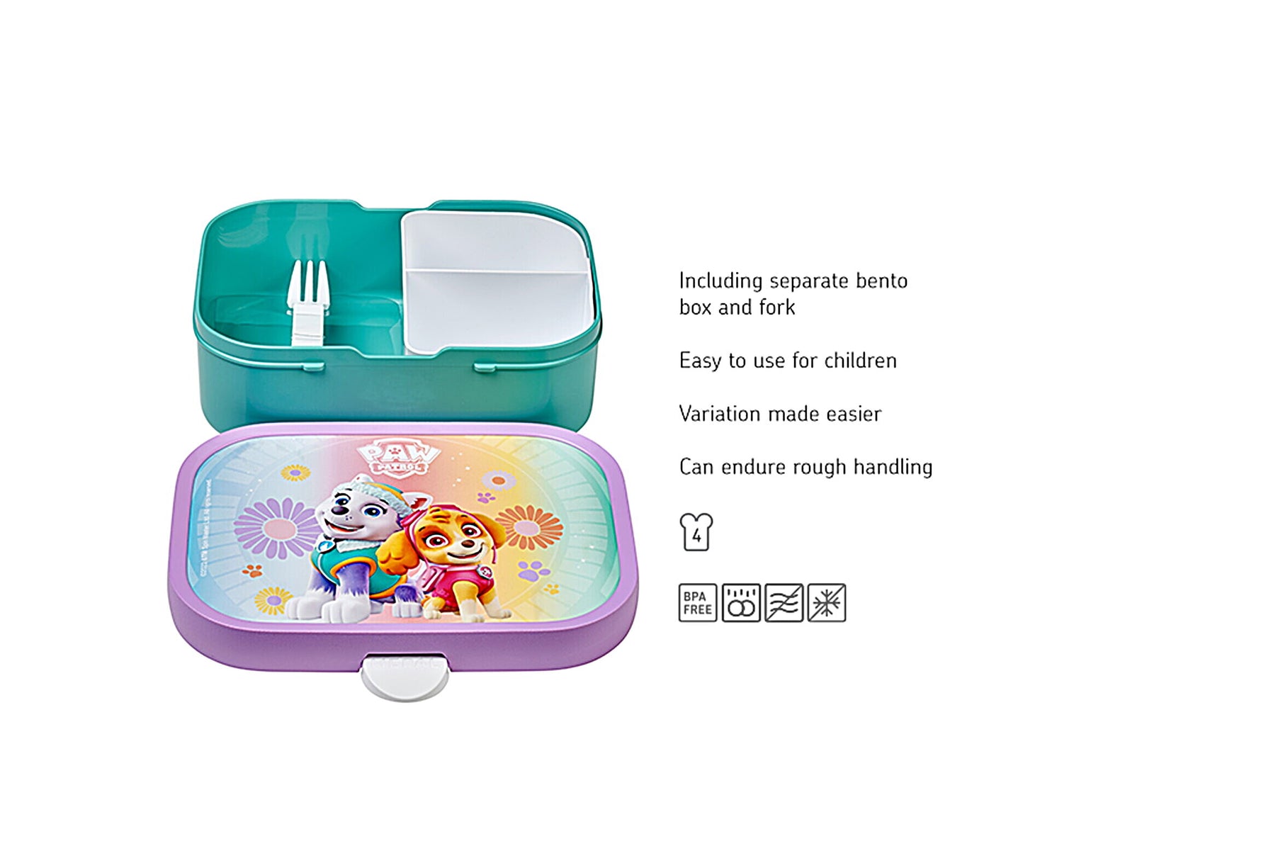 Lunchset Mepal Campus Bento Pop-up Lunchbox Paw Patrol Pups 400 Ml Plus 750 Ml Lunchset Mepal Campus Bento Pop-up Lunchbox Paw Patrol Pups 400 Ml Plus 750 Ml