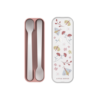 Feeding spoon set of 2 Flowers & Butterflies