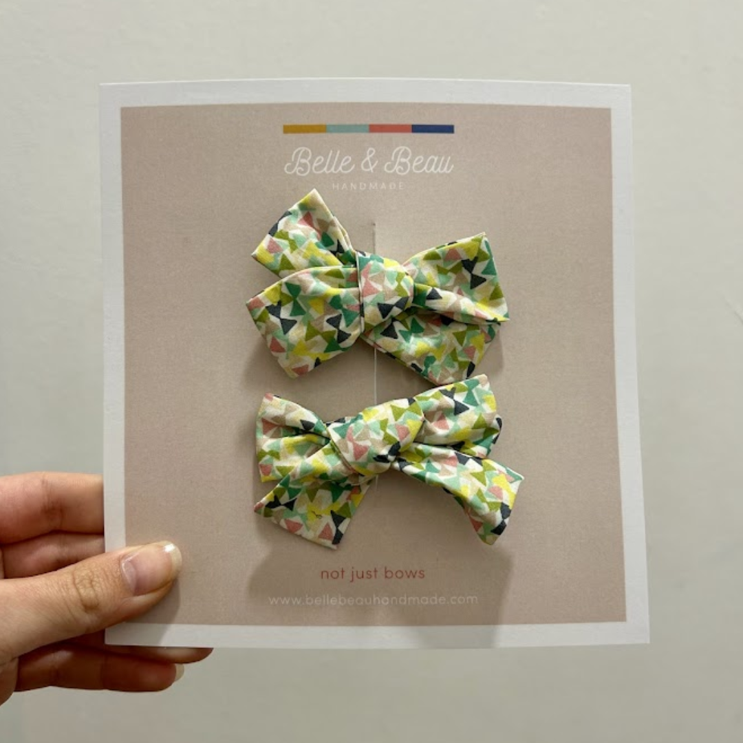 Handtied Confetti Bow Set BB08 / BB09