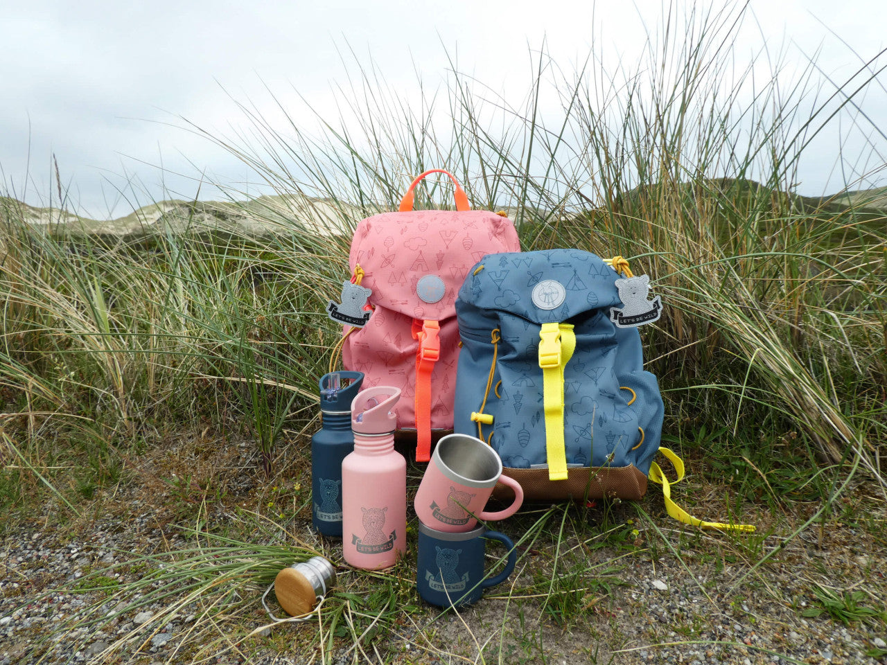 Mini Outdoor Backpack, Adventure Blue Rose