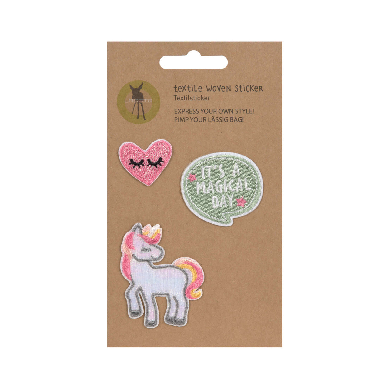 Textile Woven Sticker Stick on