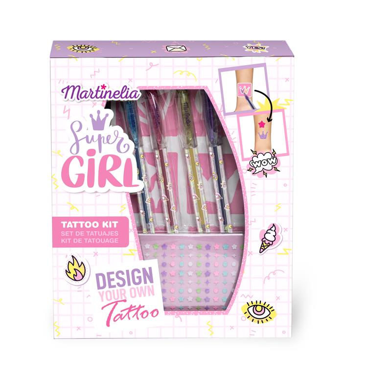 Martinelia Super Girl Body Art Tattoo Kit