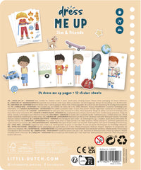 Dress me up book "Jim & Friends"