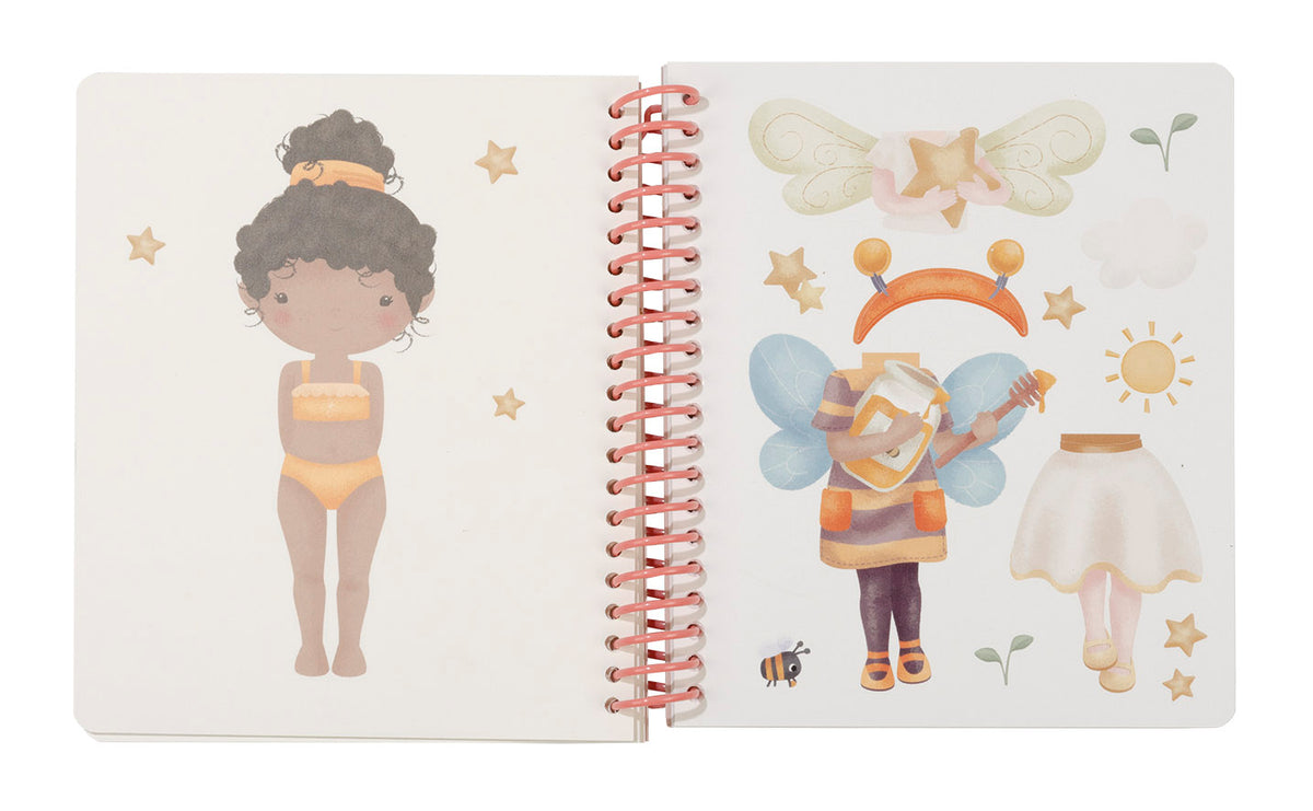 Dress me up book "Rosa & Friends"