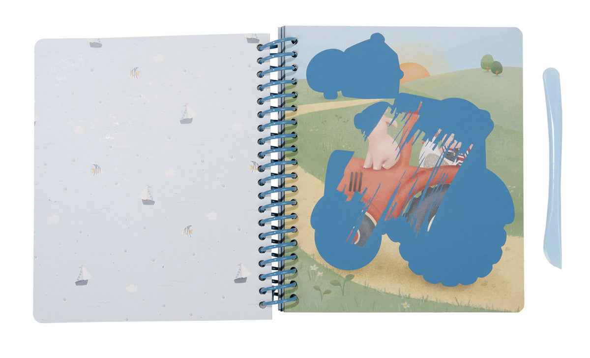 Scratch & sketchbook book "Jim & Friends"