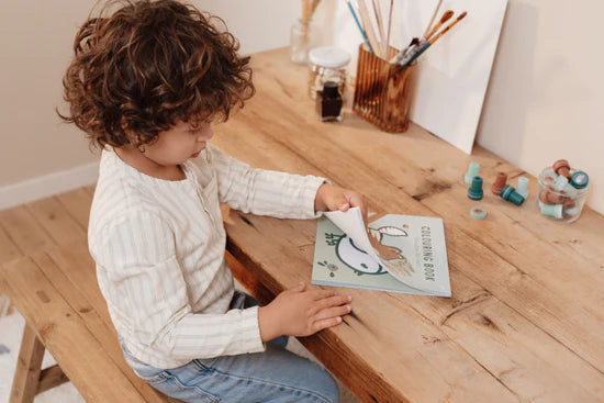 Colouring Book Between the lines Forest Friends