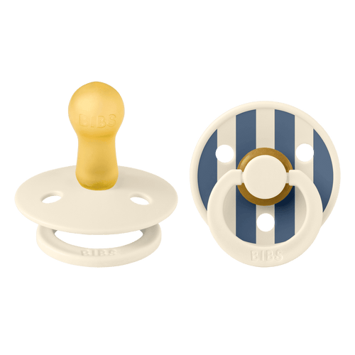 Bibs Dummy Studio Colour Pin Latex - Ivory Steel Blue Mix