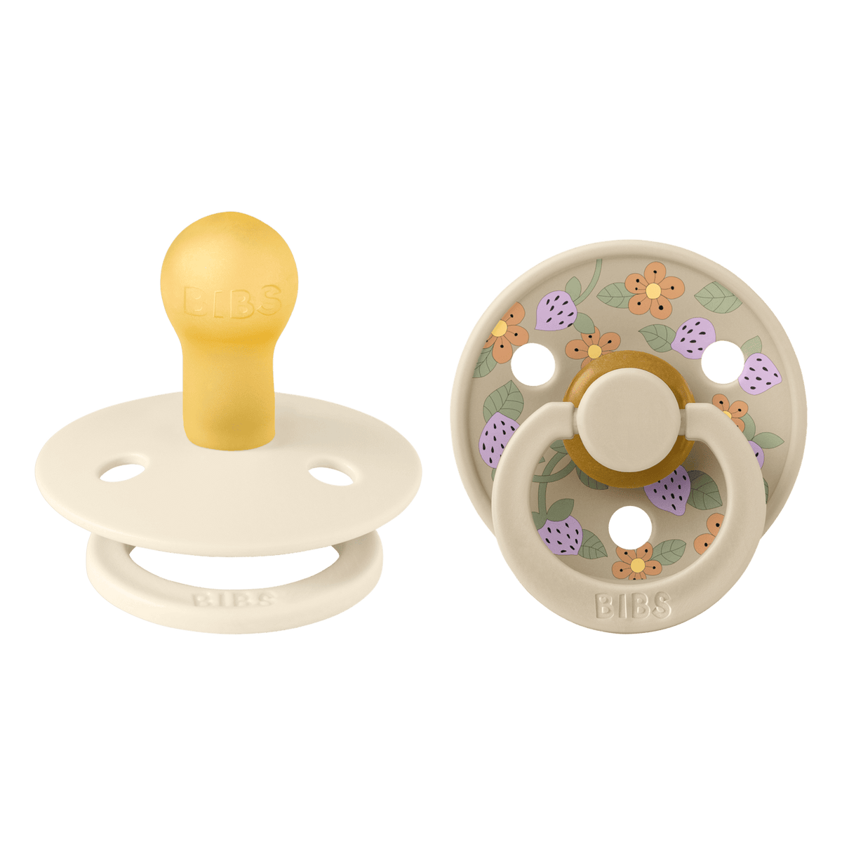 BIBS Dummy Liberty Strawberries & Cream - Ivory Mix