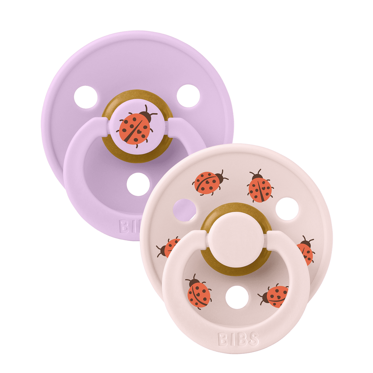 Bibs Dummy Studio Ladybug Latex - Violet Sky Mix